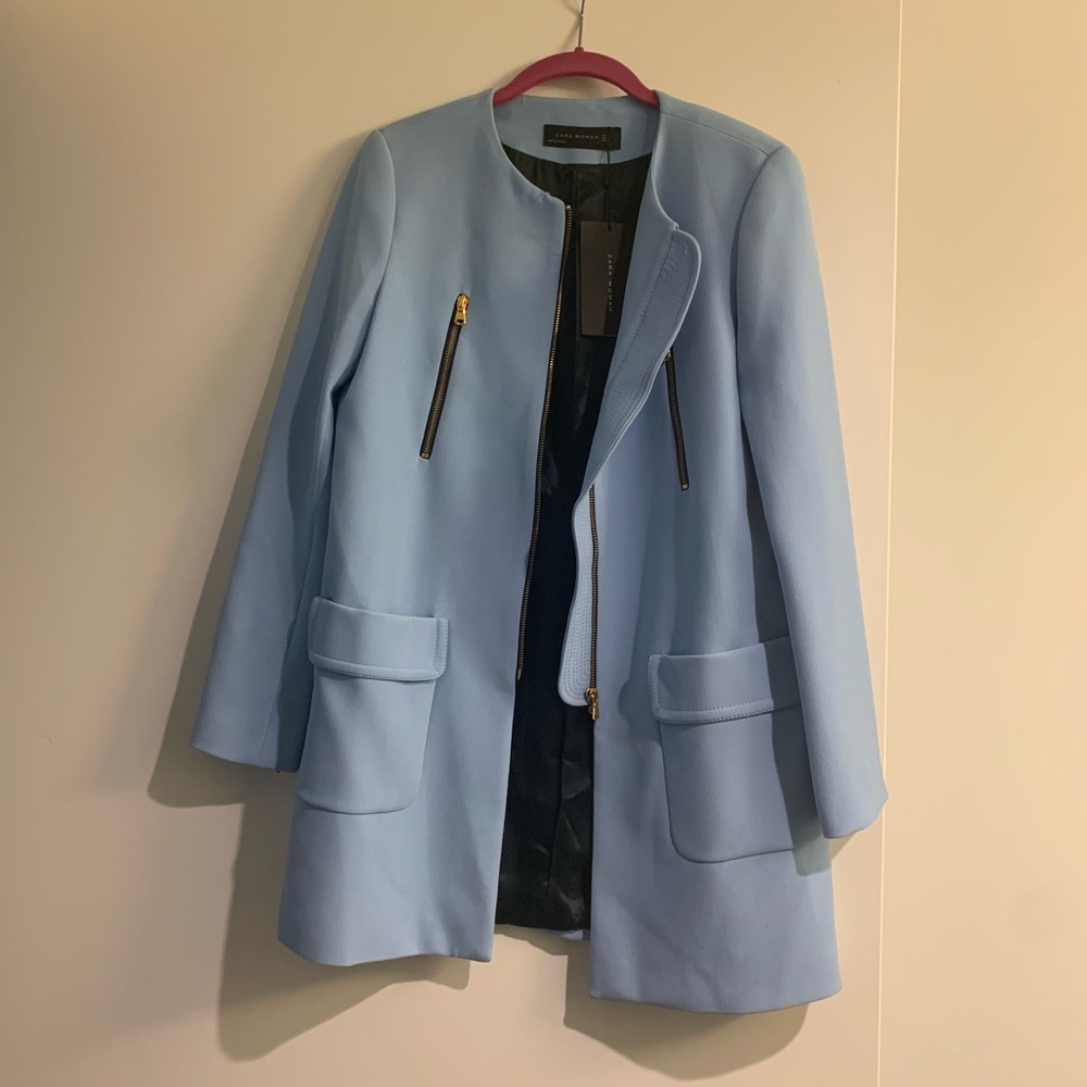 Zara Light blue women’s jacket
